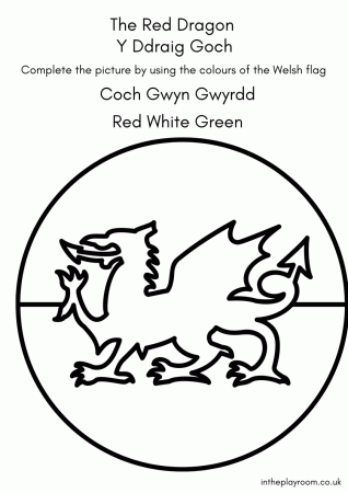 St David's Day Colouring Pages Free Printable - In The Playroom