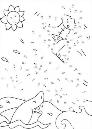 dot to dot worksheets - Tìm với Google | Desenhos pontilhados, Jogo de  pontos, Numeros para colorir