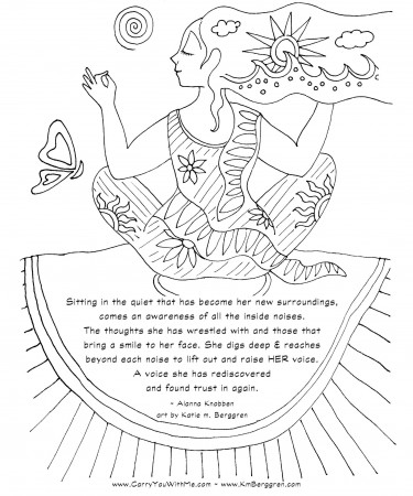 Free Inspirational Motherhood Coloring Pages