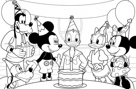 Mickey Mouse Coloring Pages | 100 Printable Coloring Pages