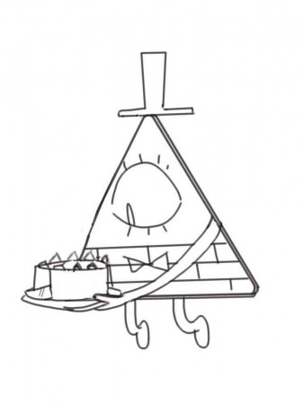 Gravity Falls Bill Cipher coloring pages