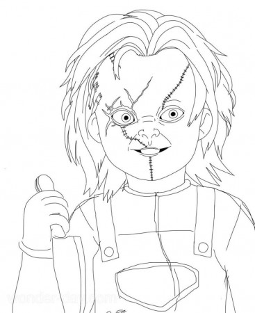 Chucky Coloring Pages | WONDER DAY — Coloring pages for children and adults