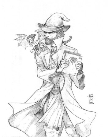 Wizard Guy | Spiderman sketches, Wizard drawings, Fantasy portraits