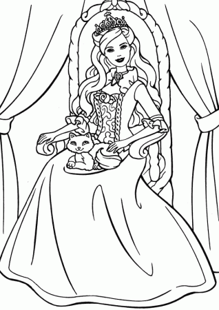 Princess - Coloring Pages for Kids and for Adults