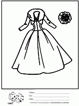 Abstract Dress Coloring Pages - Coloring Pages For All Ages