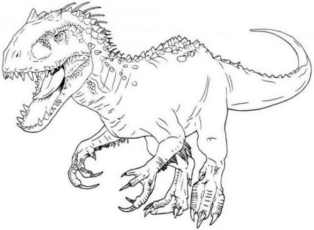 Indoraptor Coloring Pages Pictures - Whitesbelfast