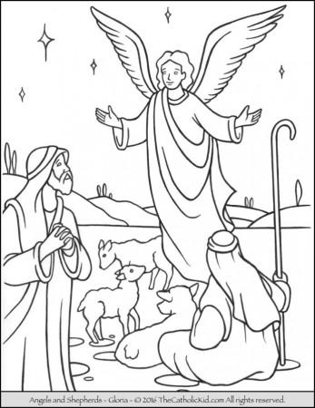 Angels Shepherds Gloria Coloring Angel Small Angel Coloring Pages Coloring  page butterfly colorings fun team building activities for kids tow truck  coloring easter color by number dinosaur drawing color Be smart people