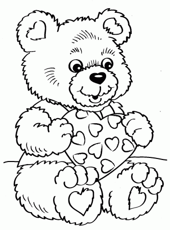 Free Printable Valentine Coloring Pages For Kids Archives - gobel ...