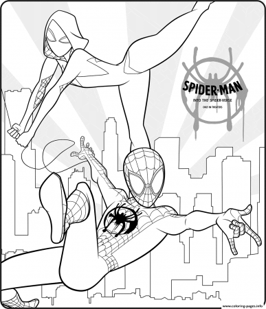 Spider Verse coloring pages ...