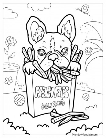 French Bulldog Coloring Pages (Free PDF ...