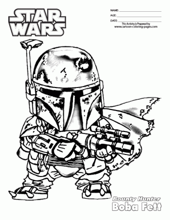 Boba Fett Coloring Pages ...