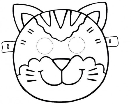 Online coloring pages Coloring page Tiger mask Masks, Coloring Books for  children.