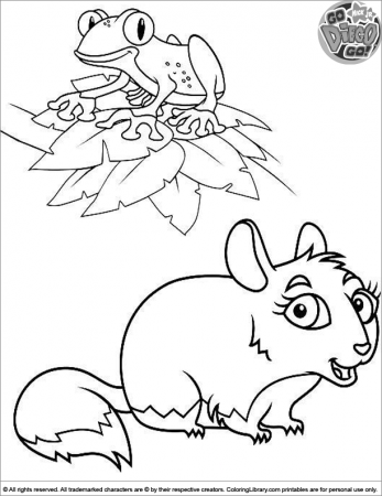 Go Diego Go coloring picture