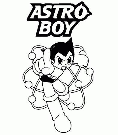 Astro Boy Coloring Pages | Learn To Coloring