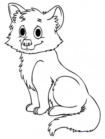 Baby Animals Coloring Page Baby Wolf Coloring Pages 8927 Coloring 