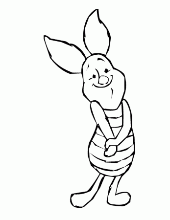 Piglet coloring | coloring pages for kids, coloring pages for kids 