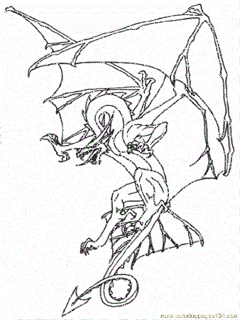 Coloring Pages Dragon Cartoon 15 (Cartoons > Dragon Ball Z) - free 