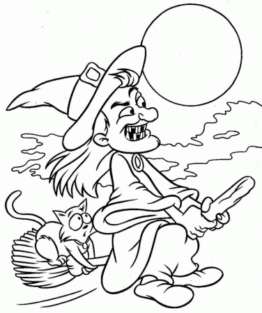 Halloween Coloring Page For Adults : Printable Coloring Book Sheet 