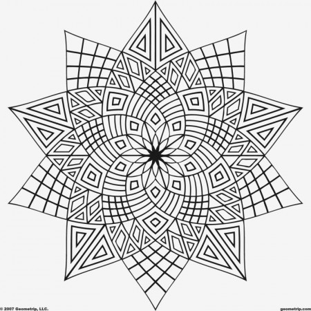 Coloring Pages: Geometric Free Printable Coloring Pages