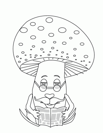 Coloring Pages - Mushroom