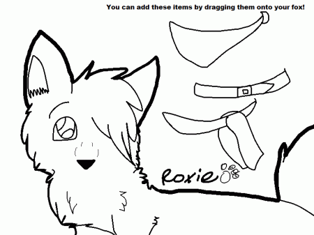 MS Paint Friendly Fox Lineart/Base by Snow-Leopard-Roxie on deviantART