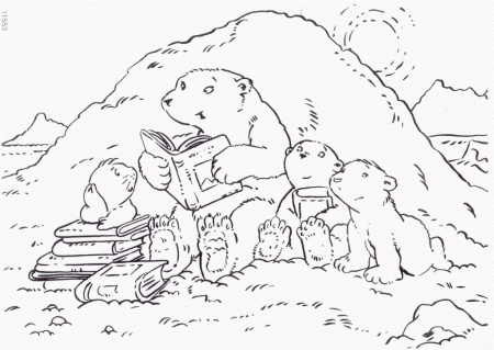The Little Polar Bear Coloring Pages 1024×726 #2764 Disney 