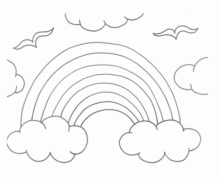 Rainbow Coloring Pages For Kids | Coloring Pages