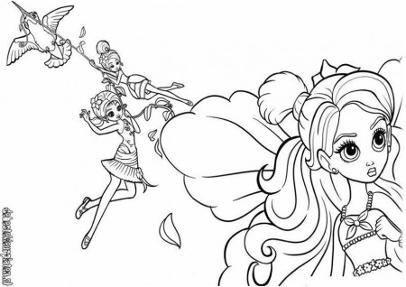Barbie-Thumbelina-18 - Printable coloring pages