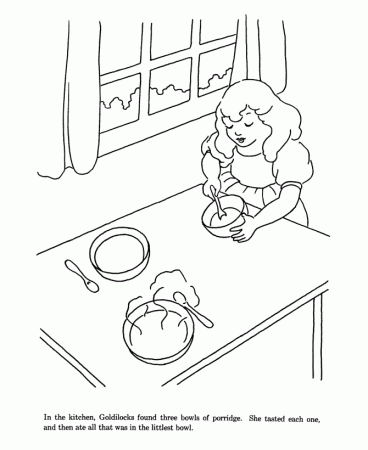 Three Little Bears Coloring Pages - Free Printable Coloring Pages 