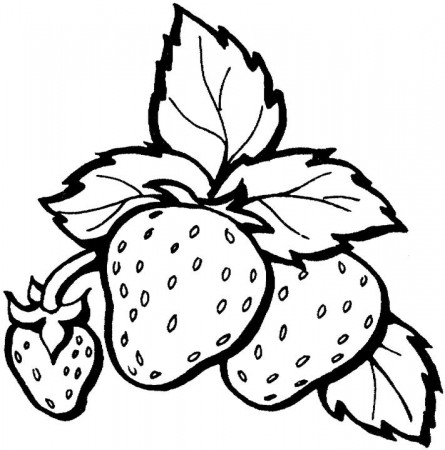 Strawberry 9 Coloring Pages | Free Printable Coloring Pages 