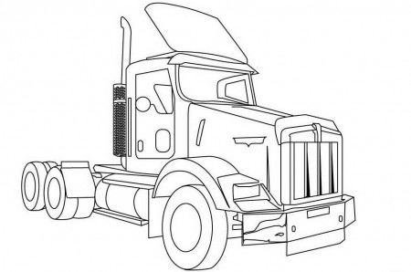 Dump Truck Coloring Pages Printable | Free Coloring pages