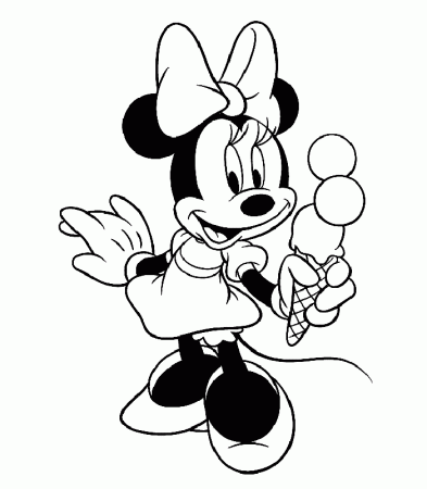 Coloring Pages Minnie Mouse - Free Printable Coloring Pages | Free 