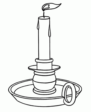 Christmas candles Colouring Pages (page 3)