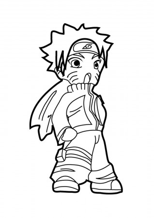 Drawing Naruto #38098 (Cartoons) – Printable coloring pages