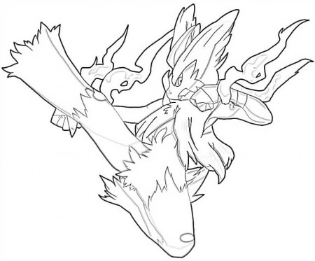 Mega Blaziken Kick Coloring Page - Free Printable Coloring Pages for Kids