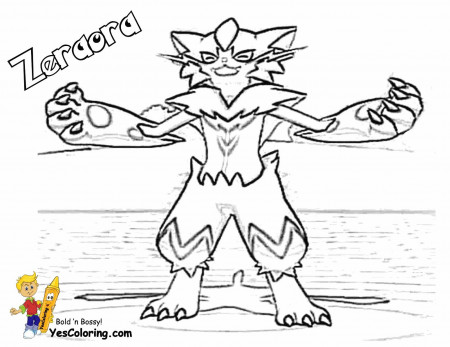 Pokemon Zeraora Coloring Pages – From the thousands of photographs on the  internet concerning poke… | Cartoon coloring pages, Pokemon coloring pages, Coloring  pages