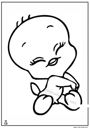 Tweety and the bird Sylvester coloring pages Archives - Magic ...