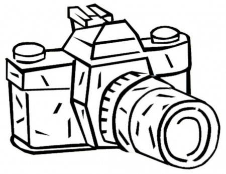 Video Camera Coloring Page - Coloring Pages for Kids and for Adults