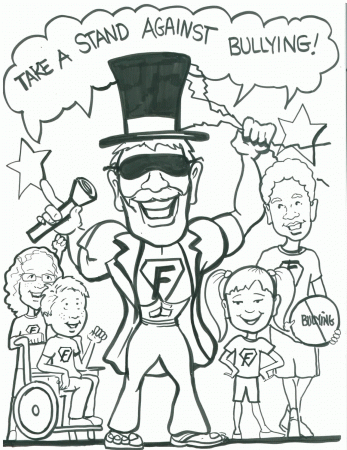 Anti-Bullying Activities Coloring Pages - Coloring Pages For All Ages