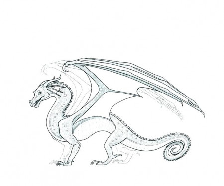 Printable Coloring Wings Of Fire Silkwing Coloring Pages - Novocom.top