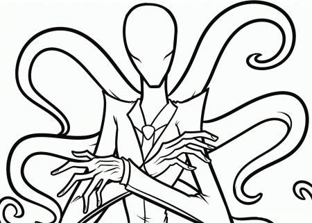 Slender Man Coloring Pages - Free Printable Coloring Pages for Kids