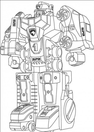 Printable Robot Coloring Page — Crafthubs
