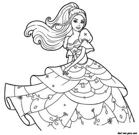 barbie doll coloring pages - High Quality Coloring Pages