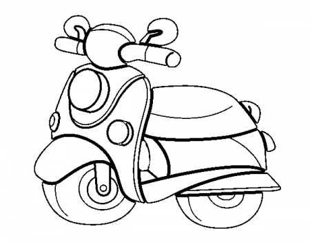 vespa Colouring Pages | Moto para colorear, Motos para dibujar, Colorear  online