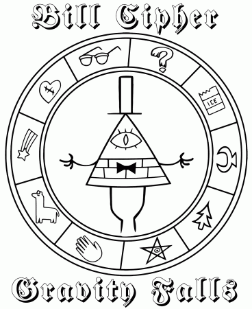 Gravity Falls coloring pages | Coloring pages to download and print