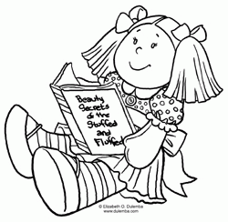 Dolls - Coloring Pages for Kids and for Adults