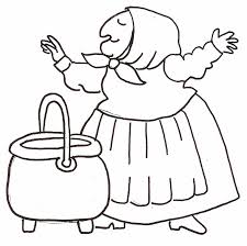 Strega Nona Coloring Page