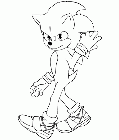 Sonic 2 Movie coloring page - Coloring pages