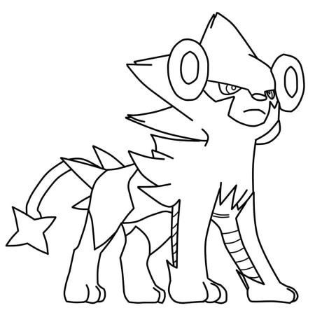 Luxray Coloring Pages - Free Printable Coloring Pages for Kids