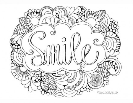 Smile-FullSize-sm | Coloring pages inspirational, Quote coloring pages, Coloring  pages